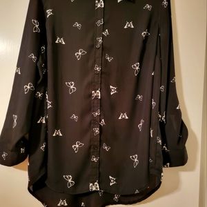 Como blue blouse